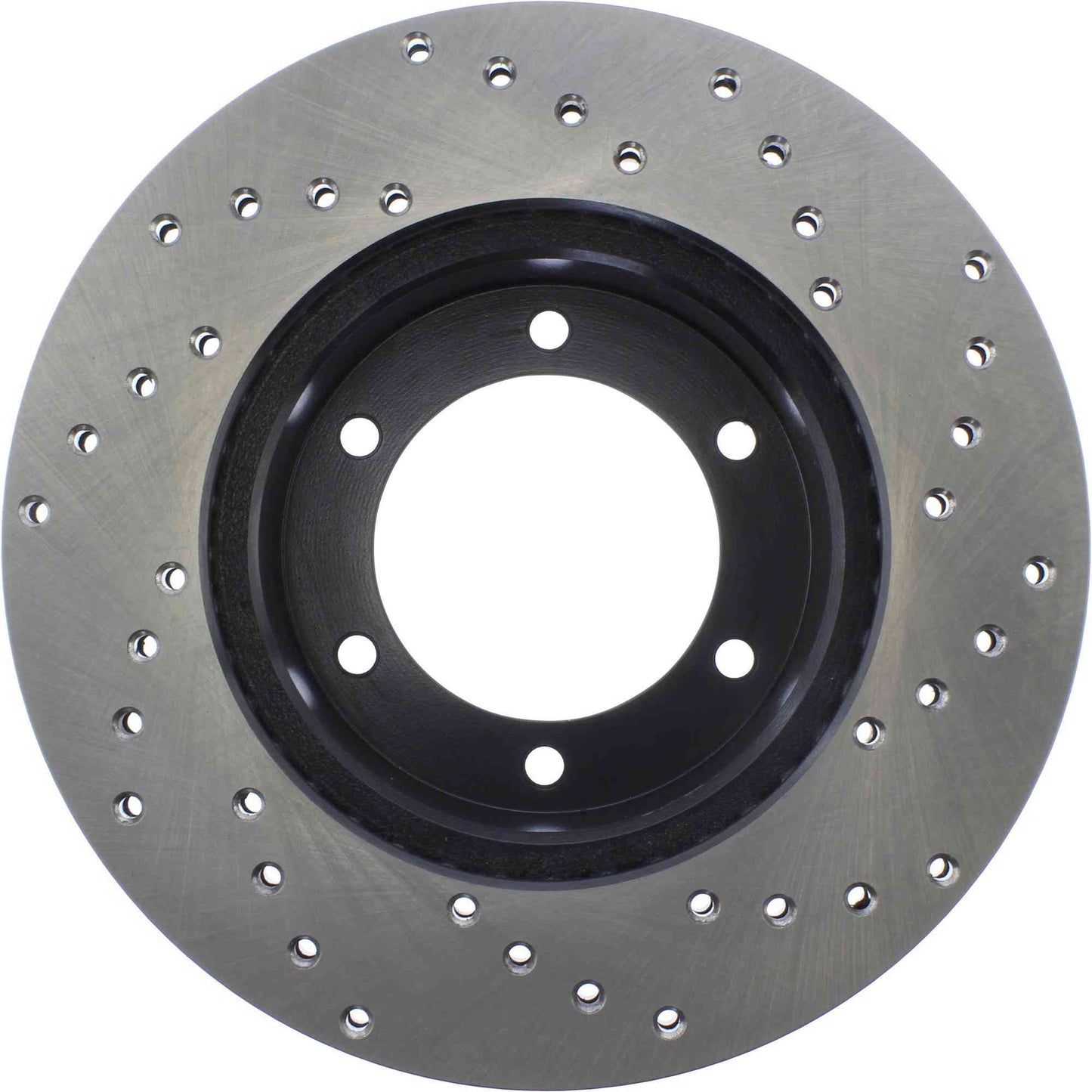 StopTech Sport Cross Drilled Brake Rotor; Front Right