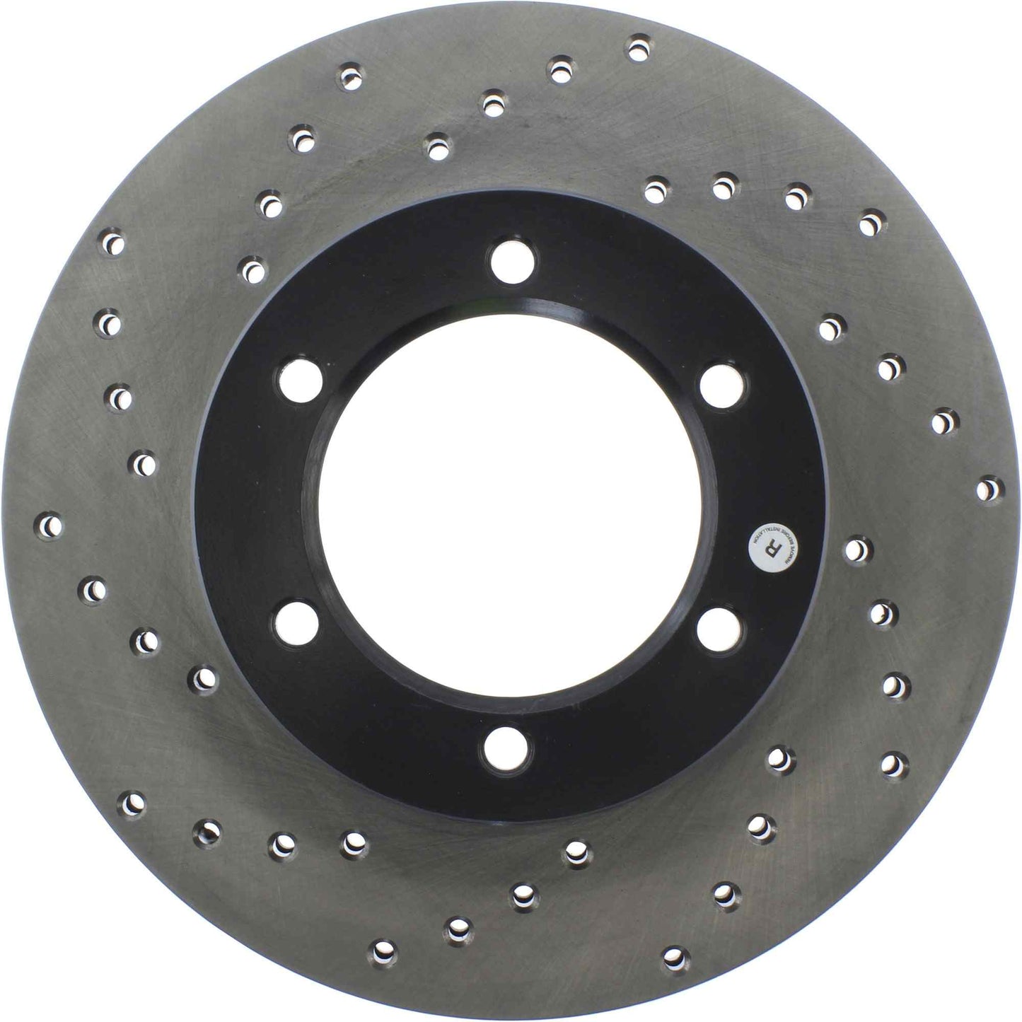 StopTech Sport Cross Drilled Brake Rotor; Front Right