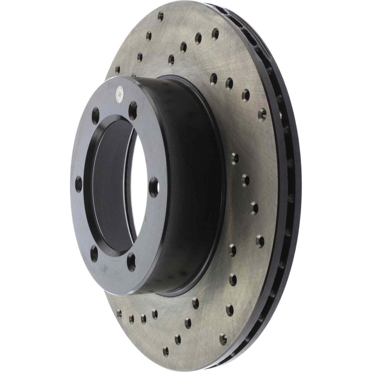 StopTech Sport Cross Drilled Brake Rotor; Front Right