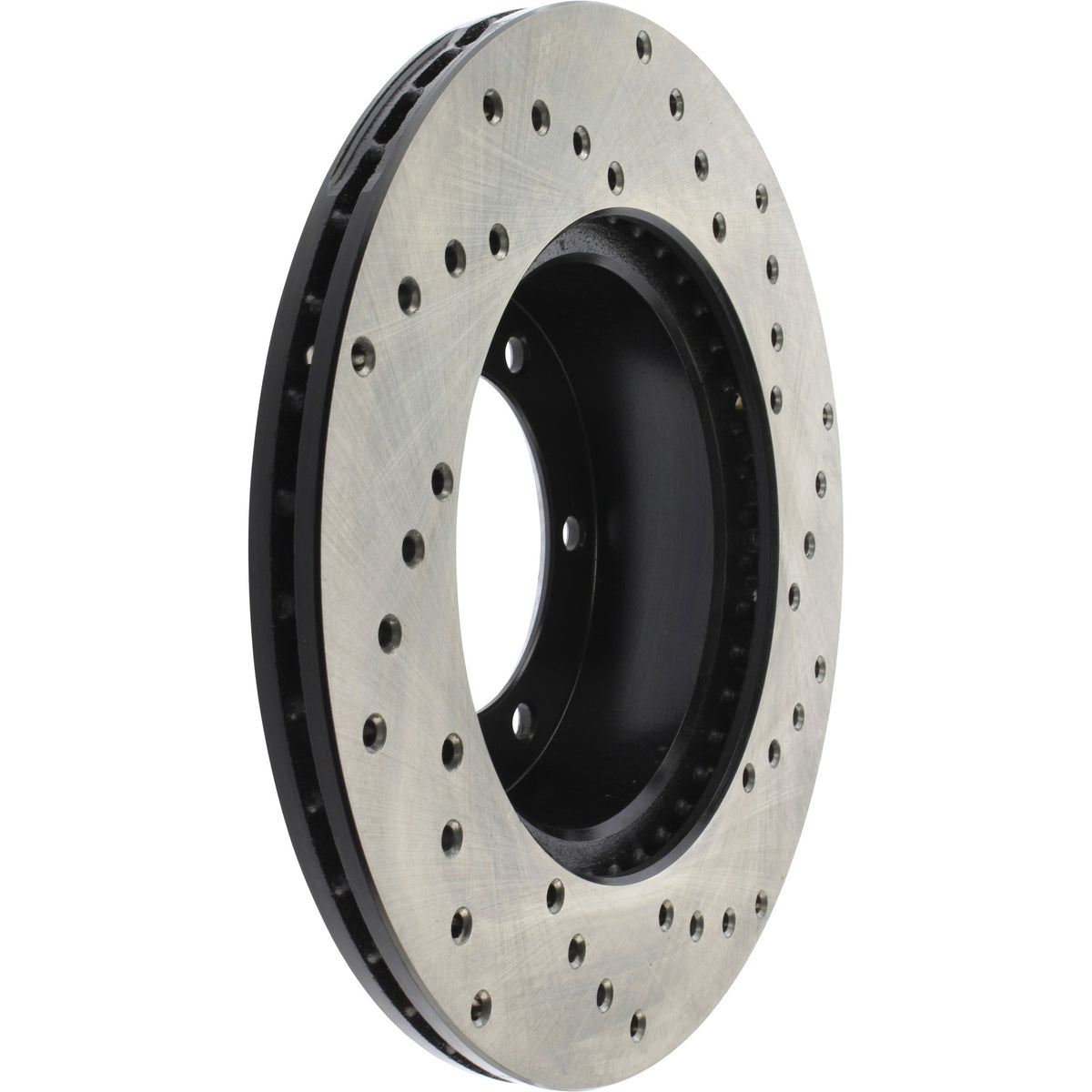 StopTech Sport Cross Drilled Brake Rotor; Front Right