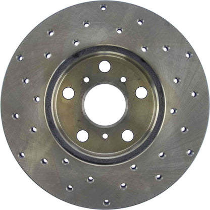 StopTech 90-91 Toyota Celica GT/GT-S Drilled Front Left Rotor 128.44064L