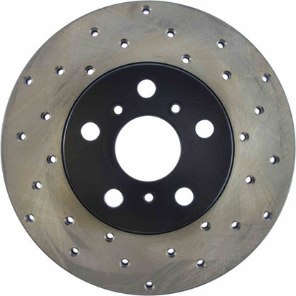 StopTech 90-91 Toyota Celica GT/GT-S Drilled Front Left Rotor 128.44064L