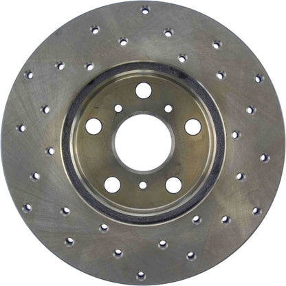 StopTech 90-91 Toyota Celica GT/GT-S Drilled Front Right Rotor 128.44064R