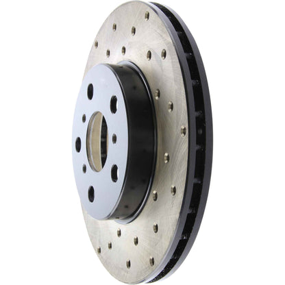 StopTech 90-91 Toyota Celica GT/GT-S Drilled Front Right Rotor 128.44064R