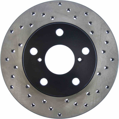 StopTech 90-95 Toyota MR2/MR2 Spyder (Exc Turbo)/90-91 MR2 Turbo Drilled Front Left Rotor 128.44069L