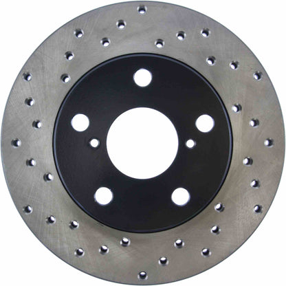 StopTech 90-95 Toyota MR2/MR2 Spyder (Exc Turbo)/90-91 MR2 Turbo Drilled Front Right Rotor 128.44069R