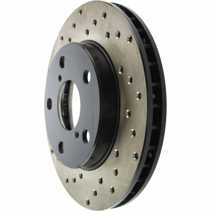 StopTech 90-95 Toyota MR2/MR2 Spyder (Exc Turbo)/90-91 MR2 Turbo Drilled Front Right Rotor 128.44069R