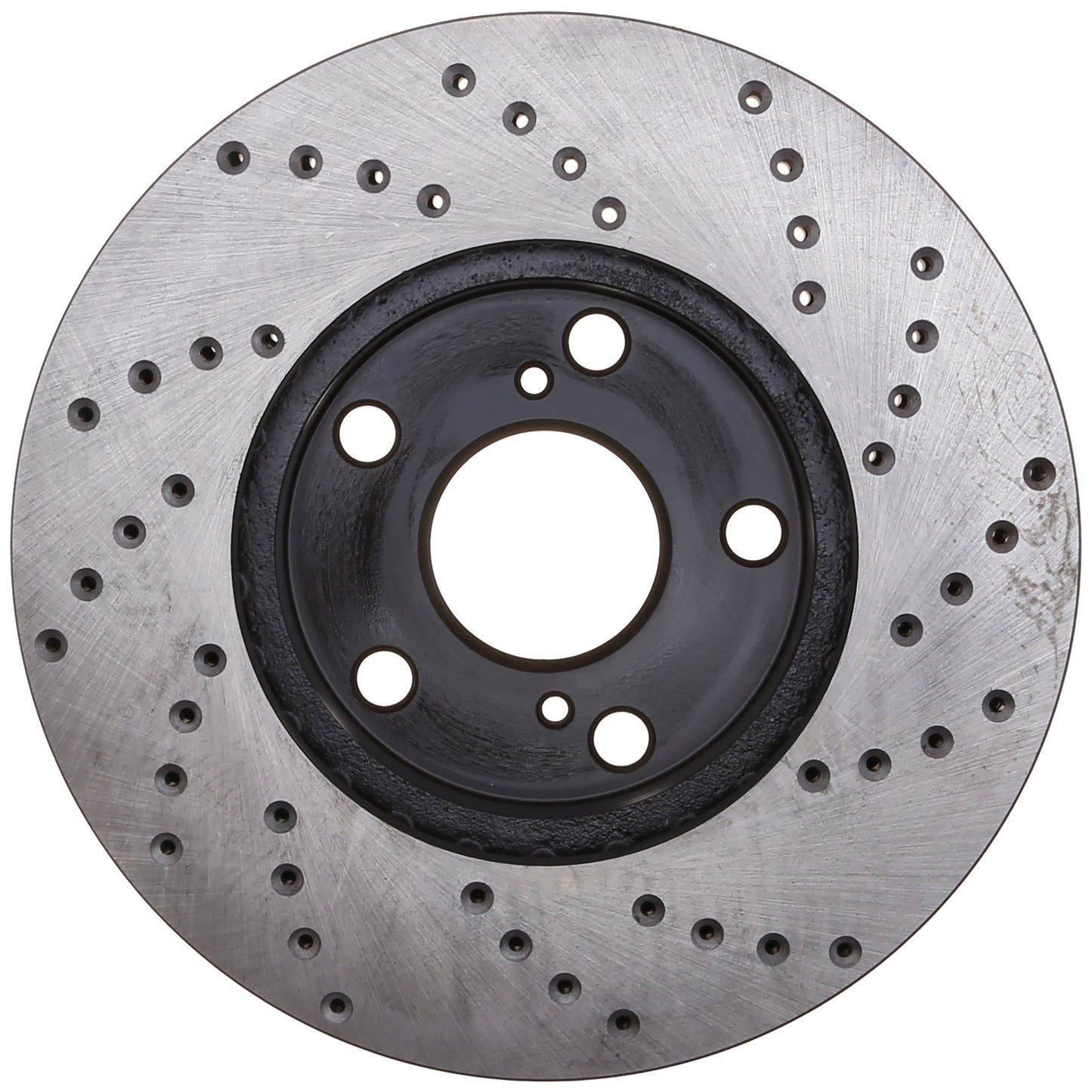StopTech Sport Cross Drilled Brake Rotor; Front Right