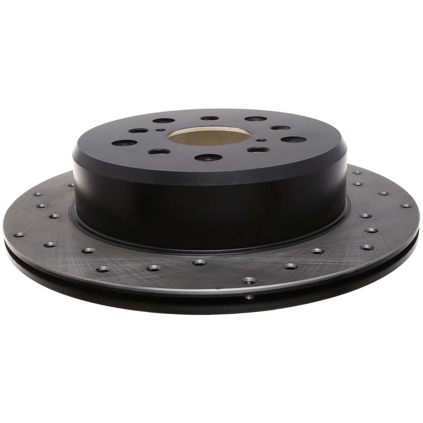 StopTech Sport Cross Drilled Brake Rotor; Rear Right