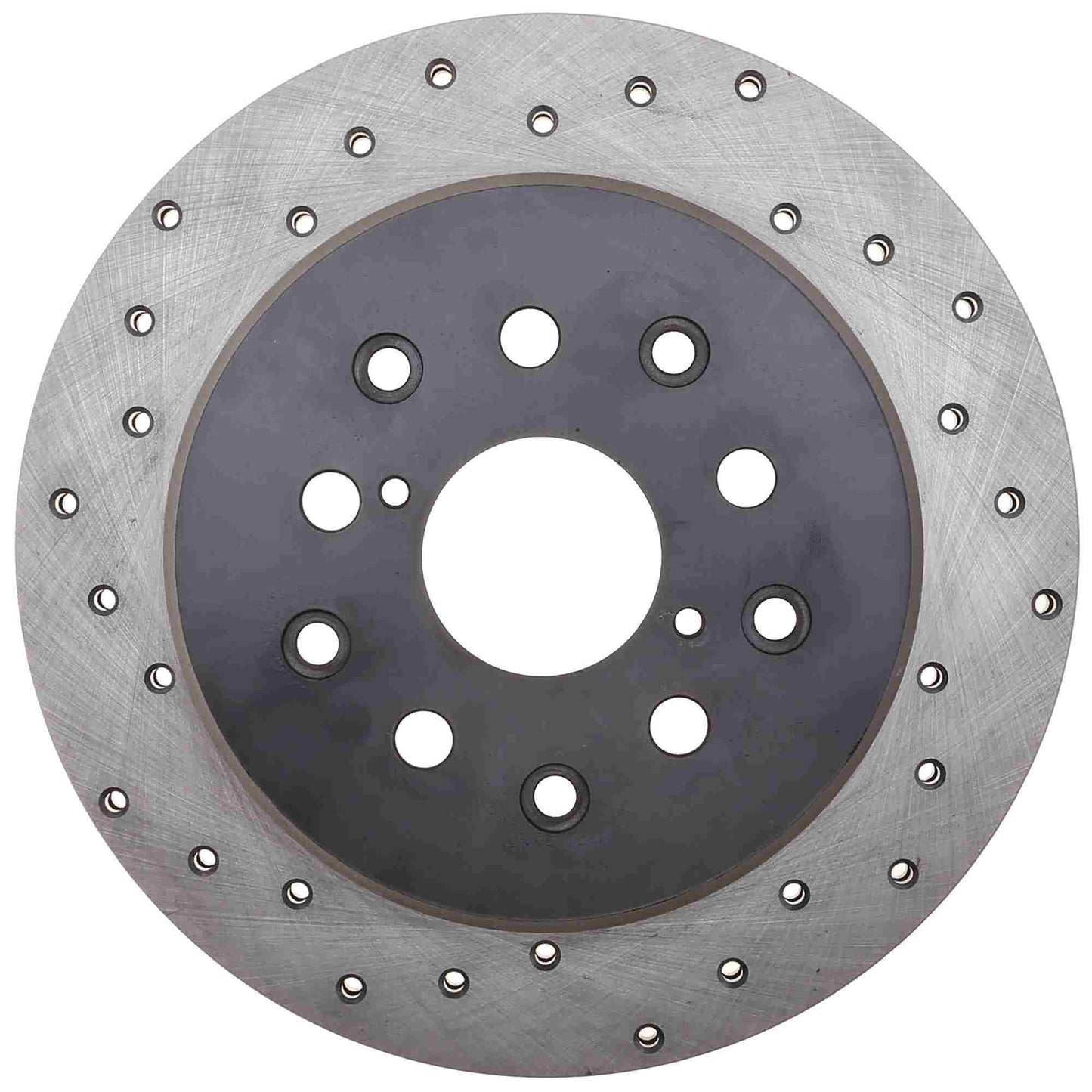StopTech Sport Cross Drilled Brake Rotor; Rear Right