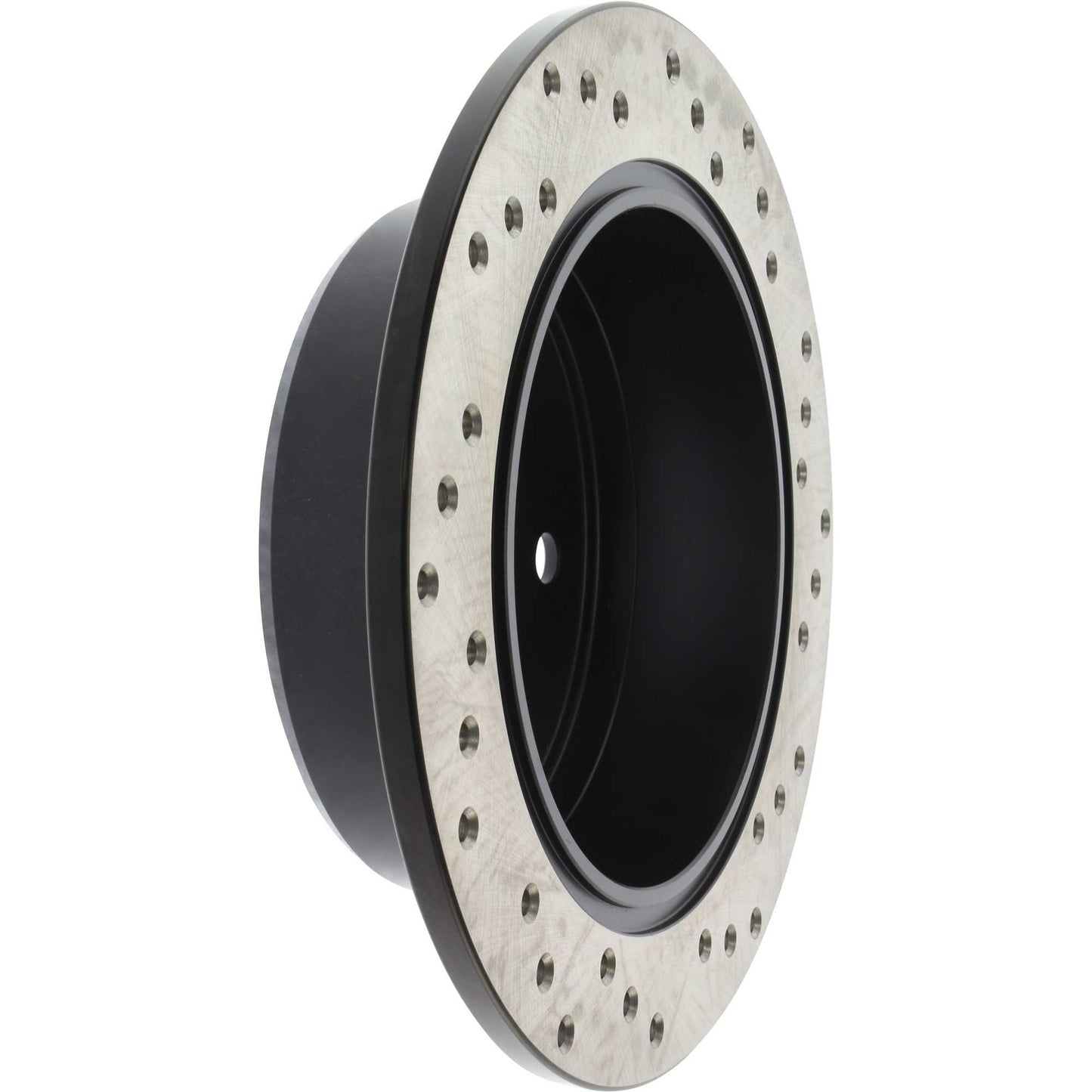 StopTech Sport Cross Drilled Brake Rotor; Rear Right