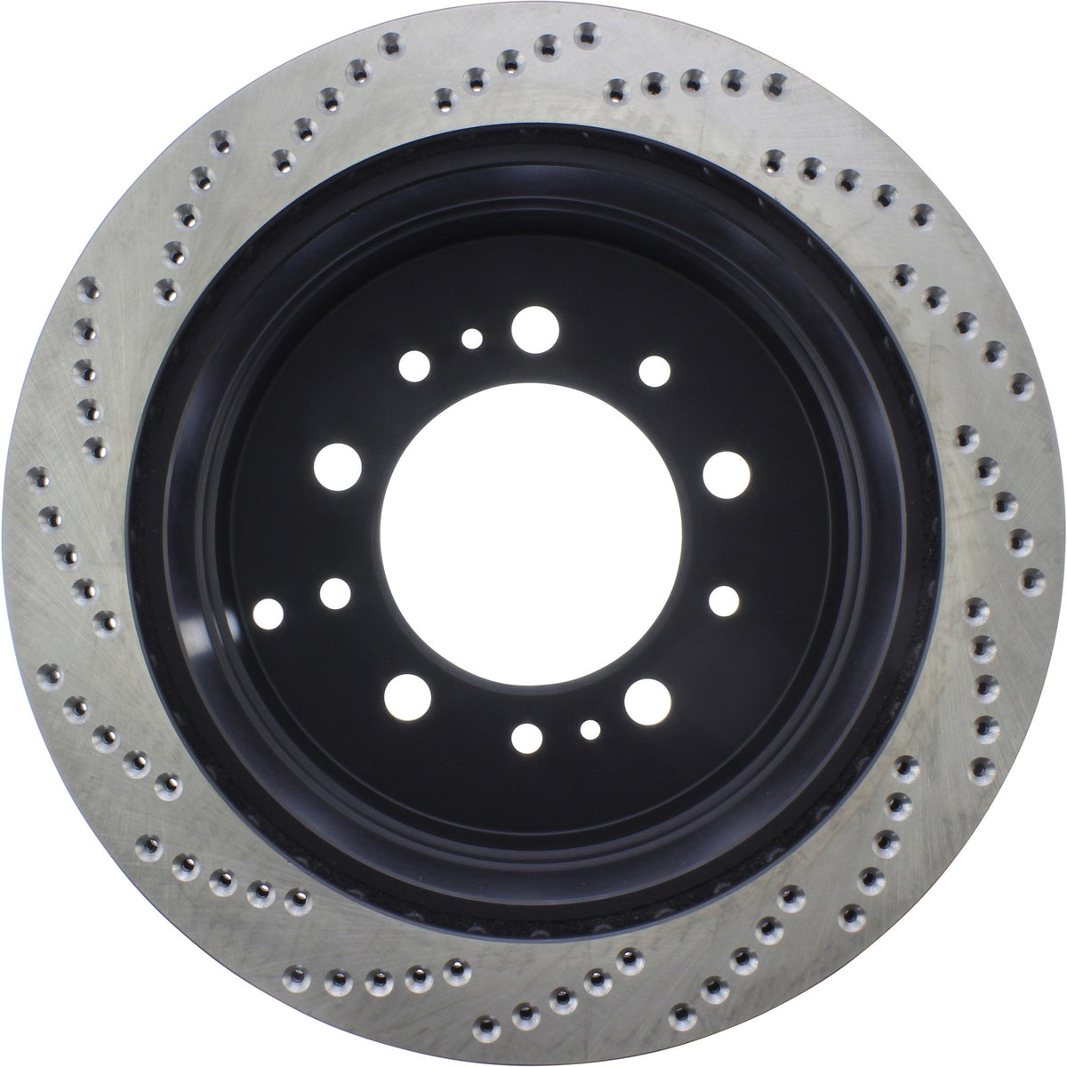 StopTech Sport Cryo Cross Drilled Brake Rotor; Rear Left