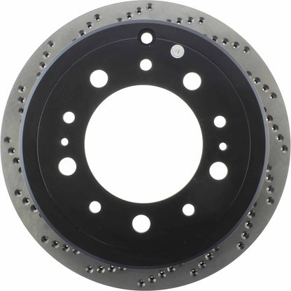 StopTech Sport Cryo Cross Drilled Brake Rotor; Rear Right