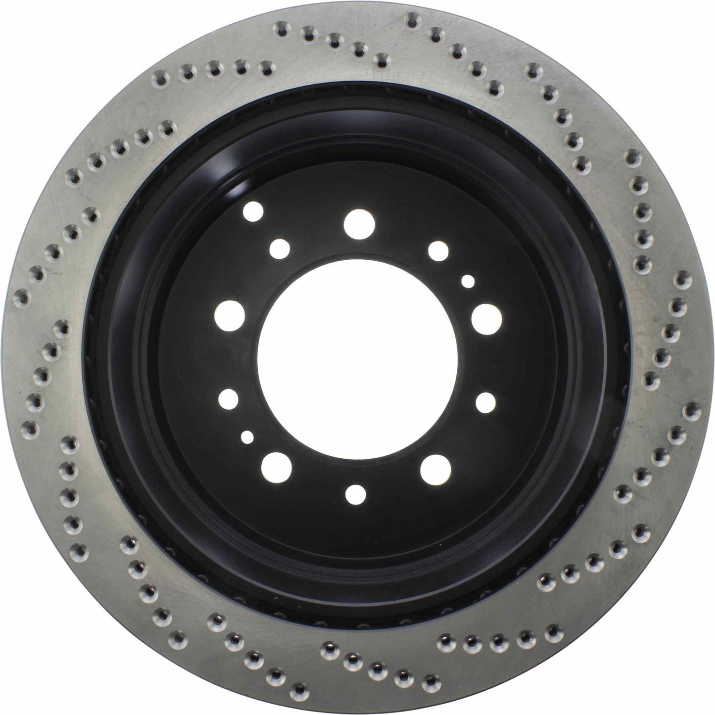 StopTech Sport Cross Drilled Brake Rotor; Rear Right