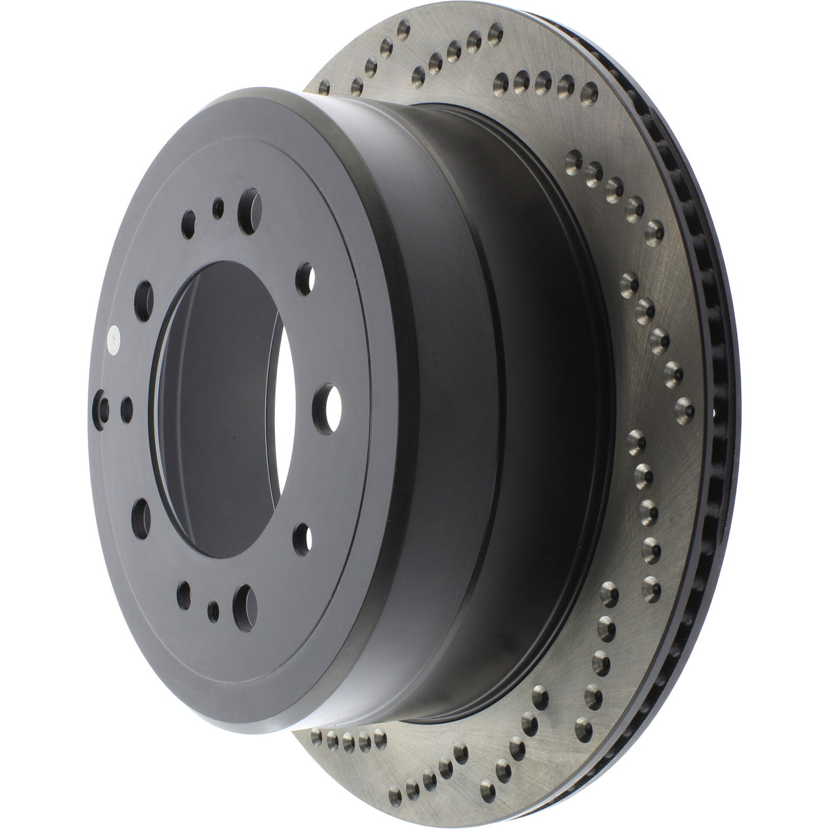 StopTech Sport Cross Drilled Brake Rotor; Rear Right