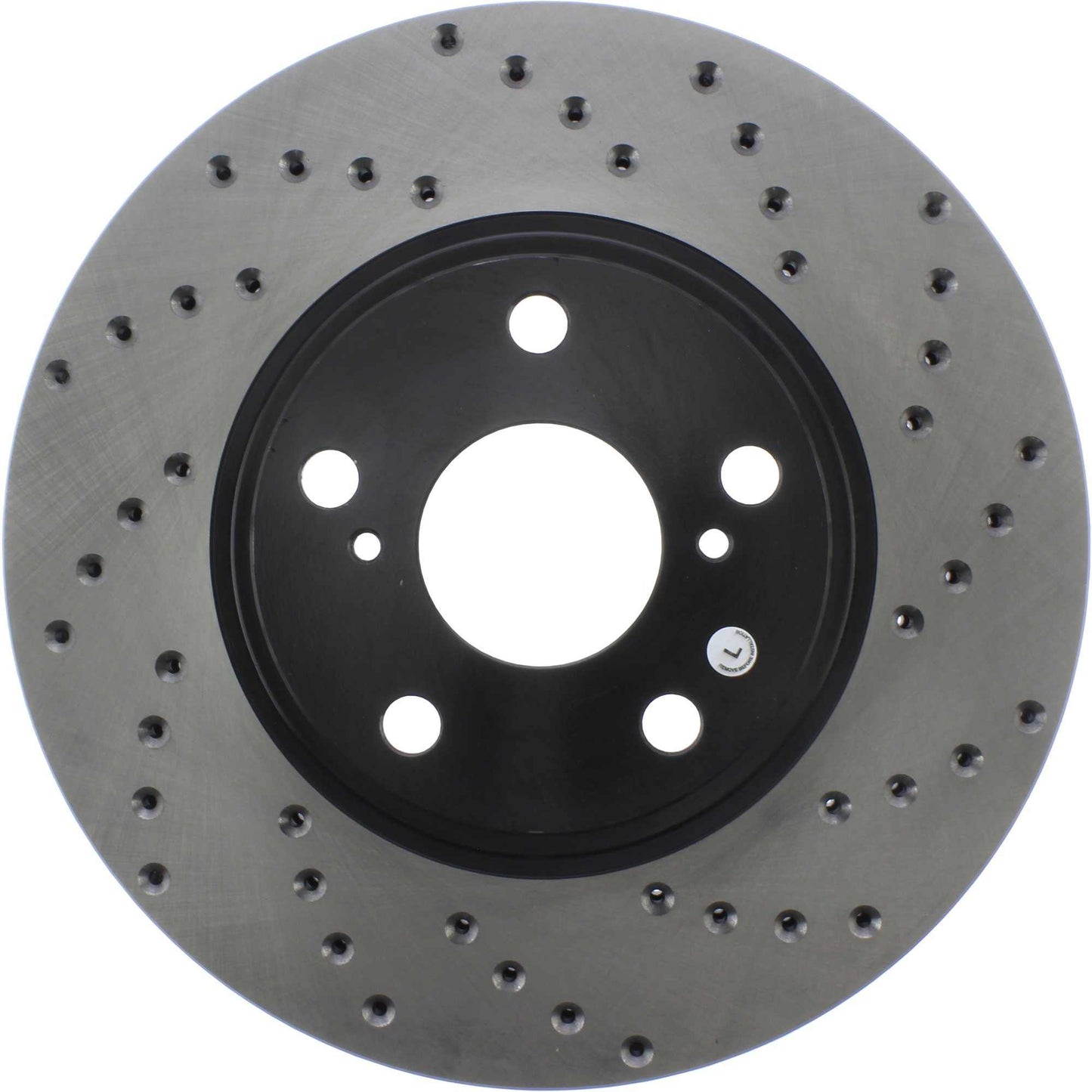 StopTech Sport Cryo Cross Drilled Brake Rotor; Front Left