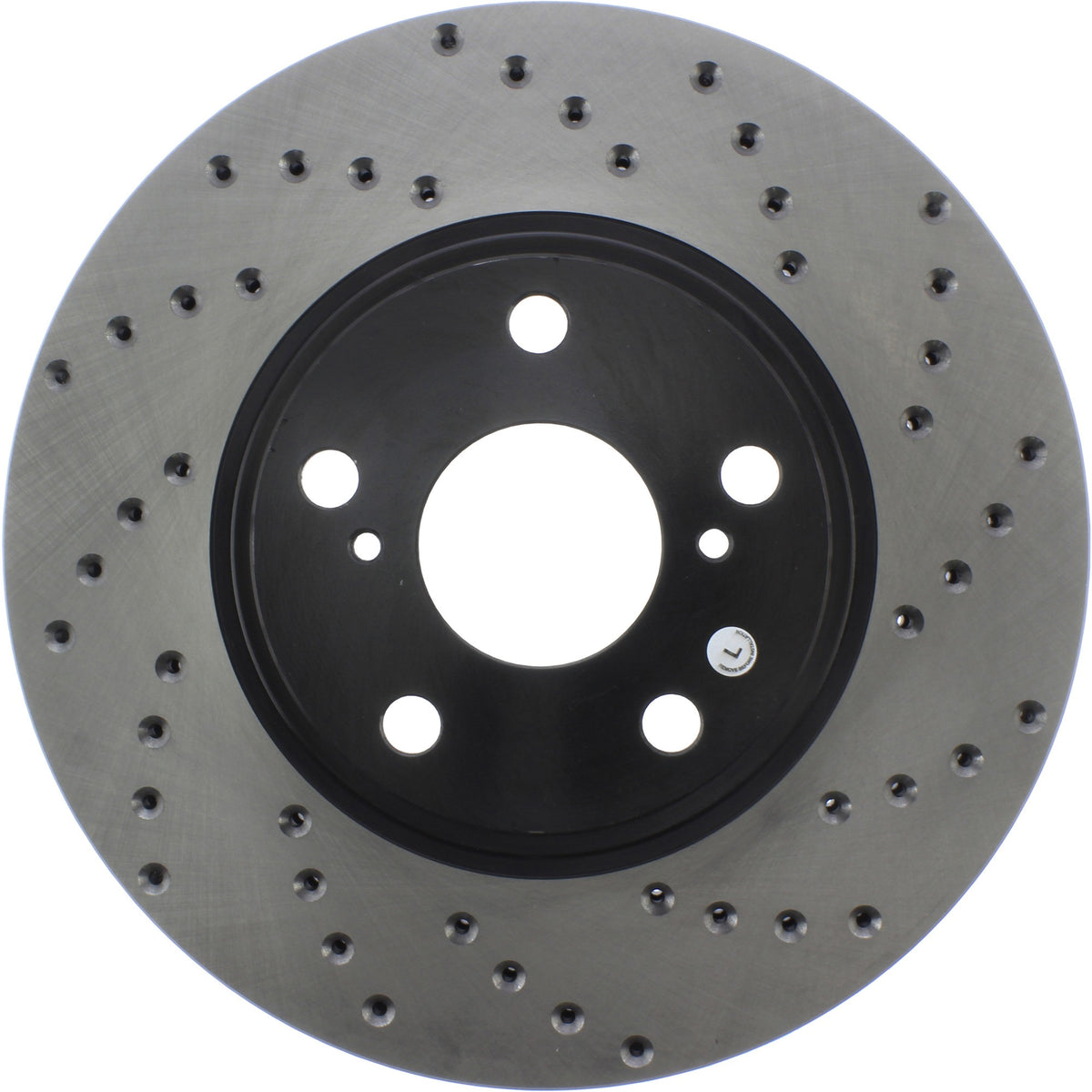 StopTech Sport Cryo Cross Drilled Brake Rotor; Front Left