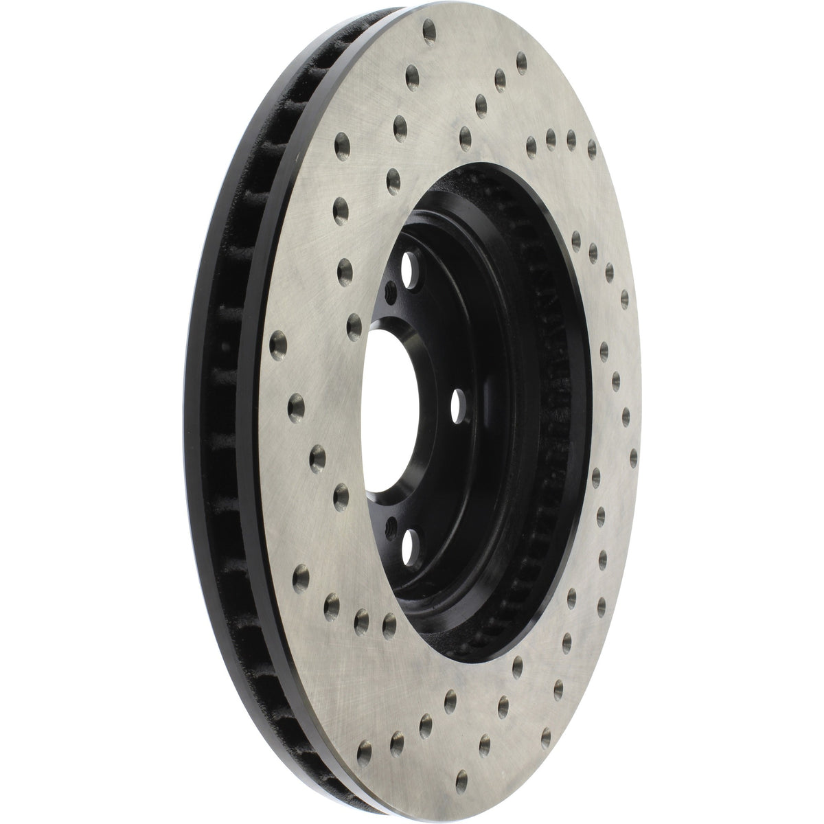 StopTech Sport Cryo Cross Drilled Brake Rotor; Front Left