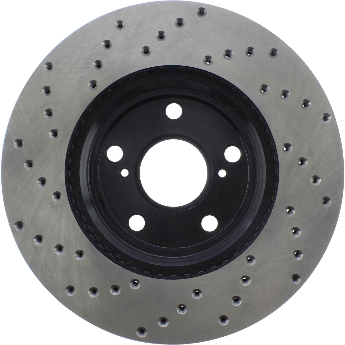 StopTech Sport Cross Drilled Brake Rotor; Front Left