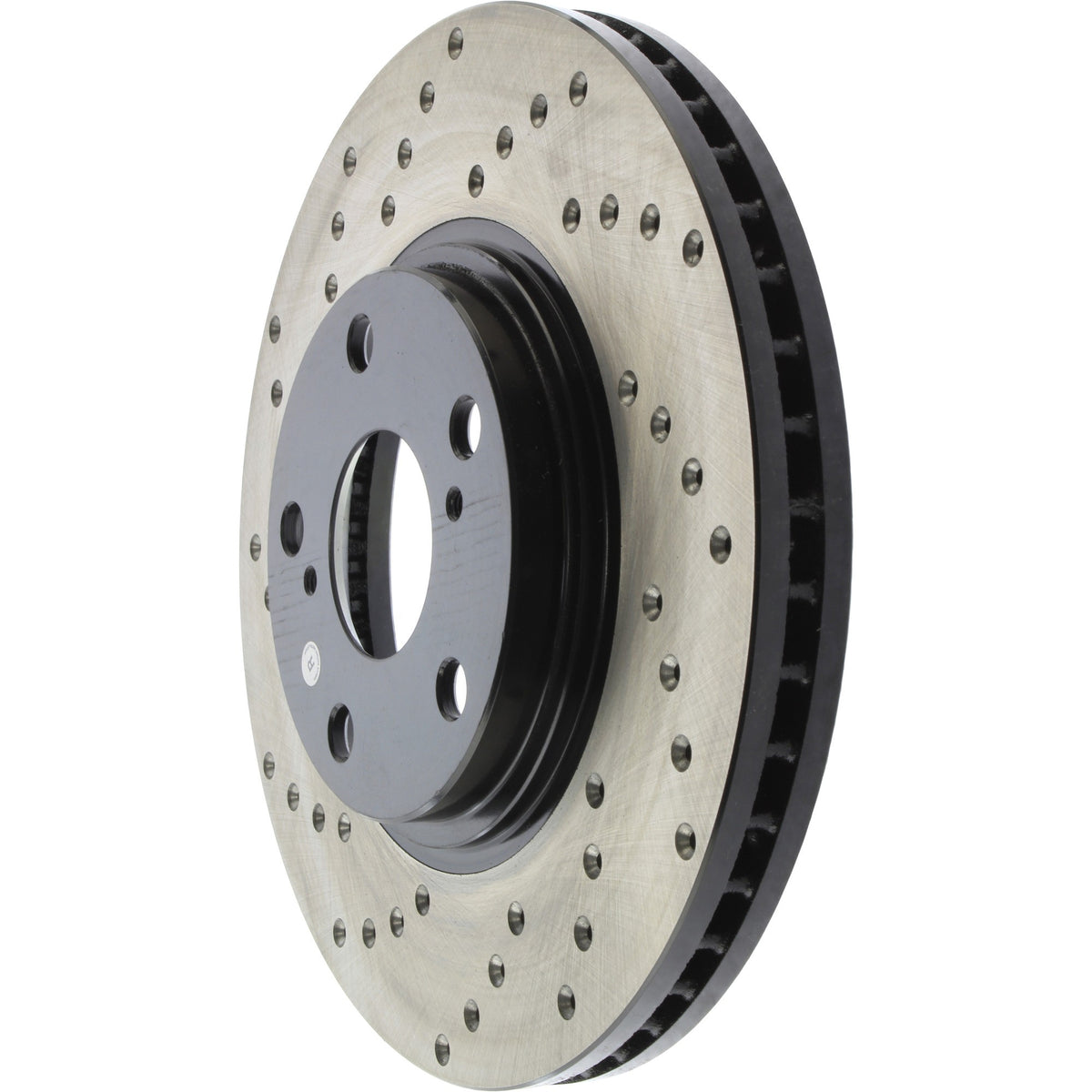 StopTech Sport Cross Drilled Brake Rotor; Front Right