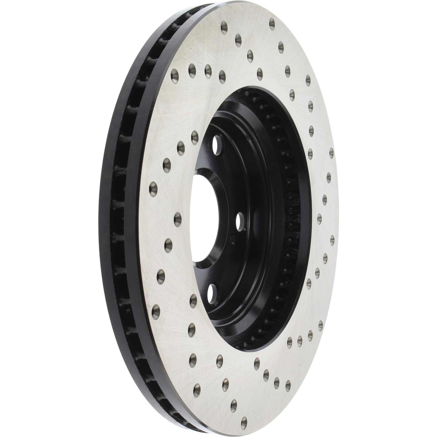 StopTech Sport Cross Drilled Brake Rotor; Front Right