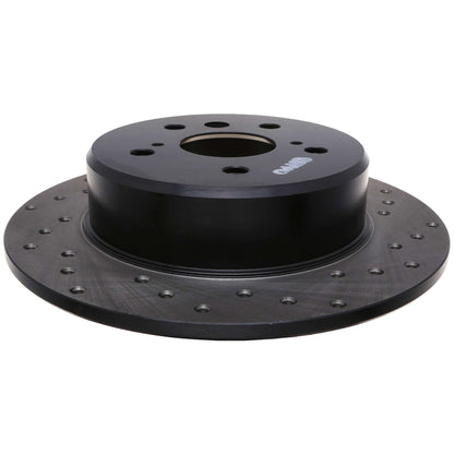 StopTech Sport Cryo Cross Drilled Brake Rotor; Rear Left