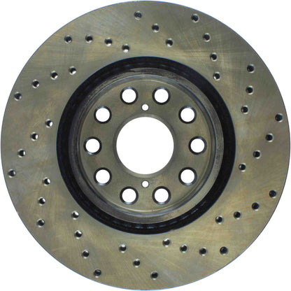 StopTech 5/93-98 Toyota Supra (Exc Turbo) Drilled Right Front Rotor 128.44102R