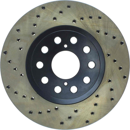 StopTech 5/93-98 Toyota Supra (Exc Turbo) Drilled Right Front Rotor 128.44102R