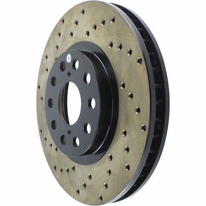 StopTech 5/93-98 Toyota Supra (Exc Turbo) Drilled Right Front Rotor 128.44102R