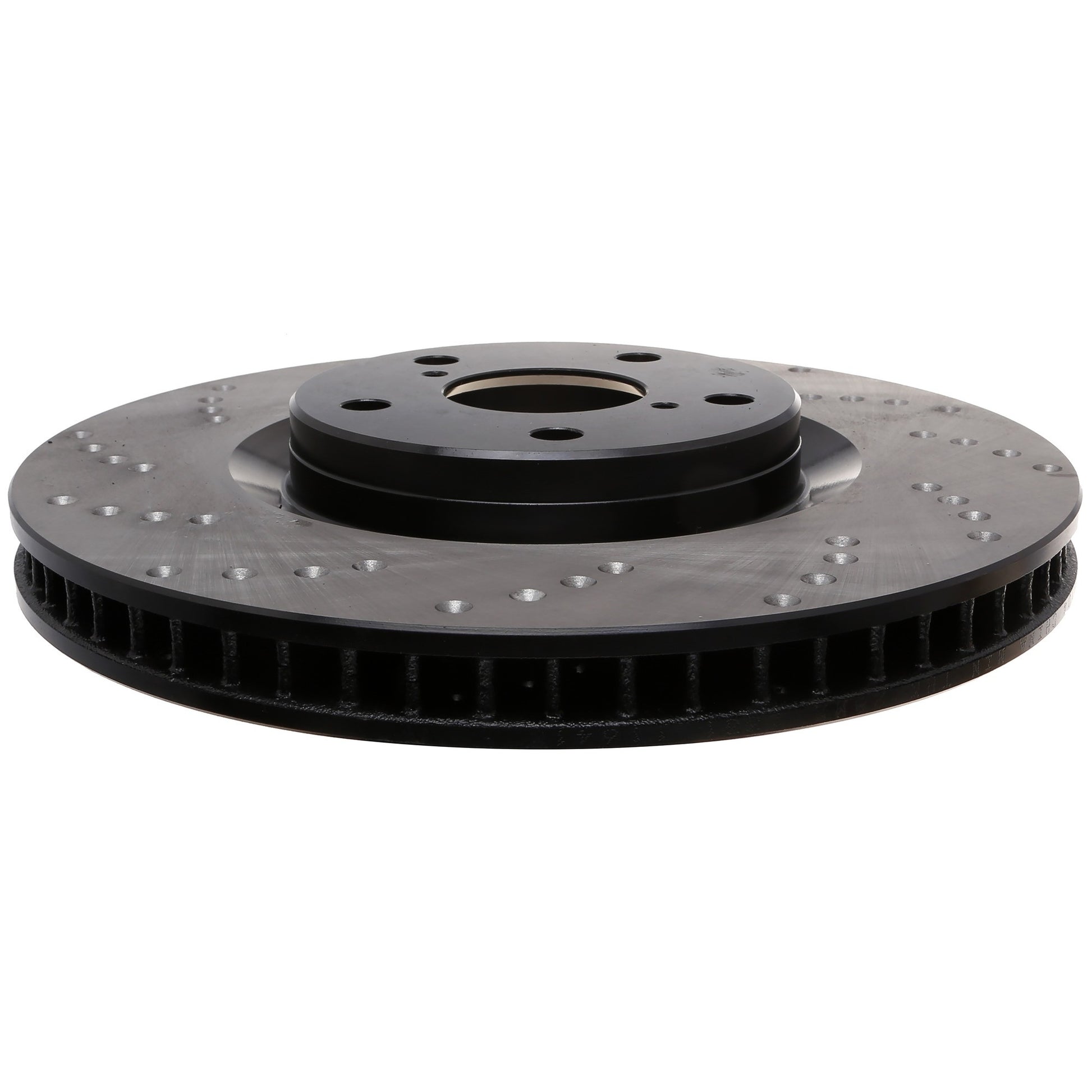 StopTech Sport Cross Drilled Brake Rotor; Front Right