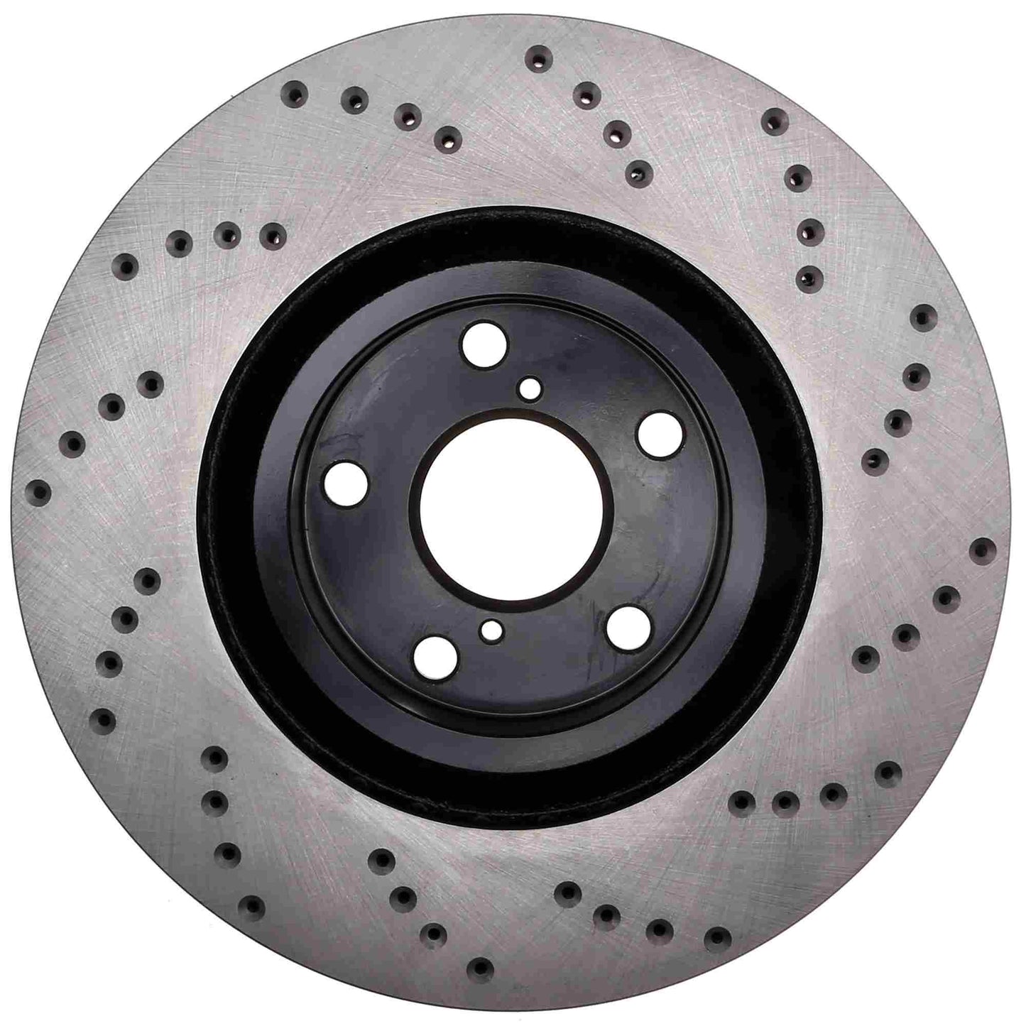 StopTech Sport Cross Drilled Brake Rotor; Front Right