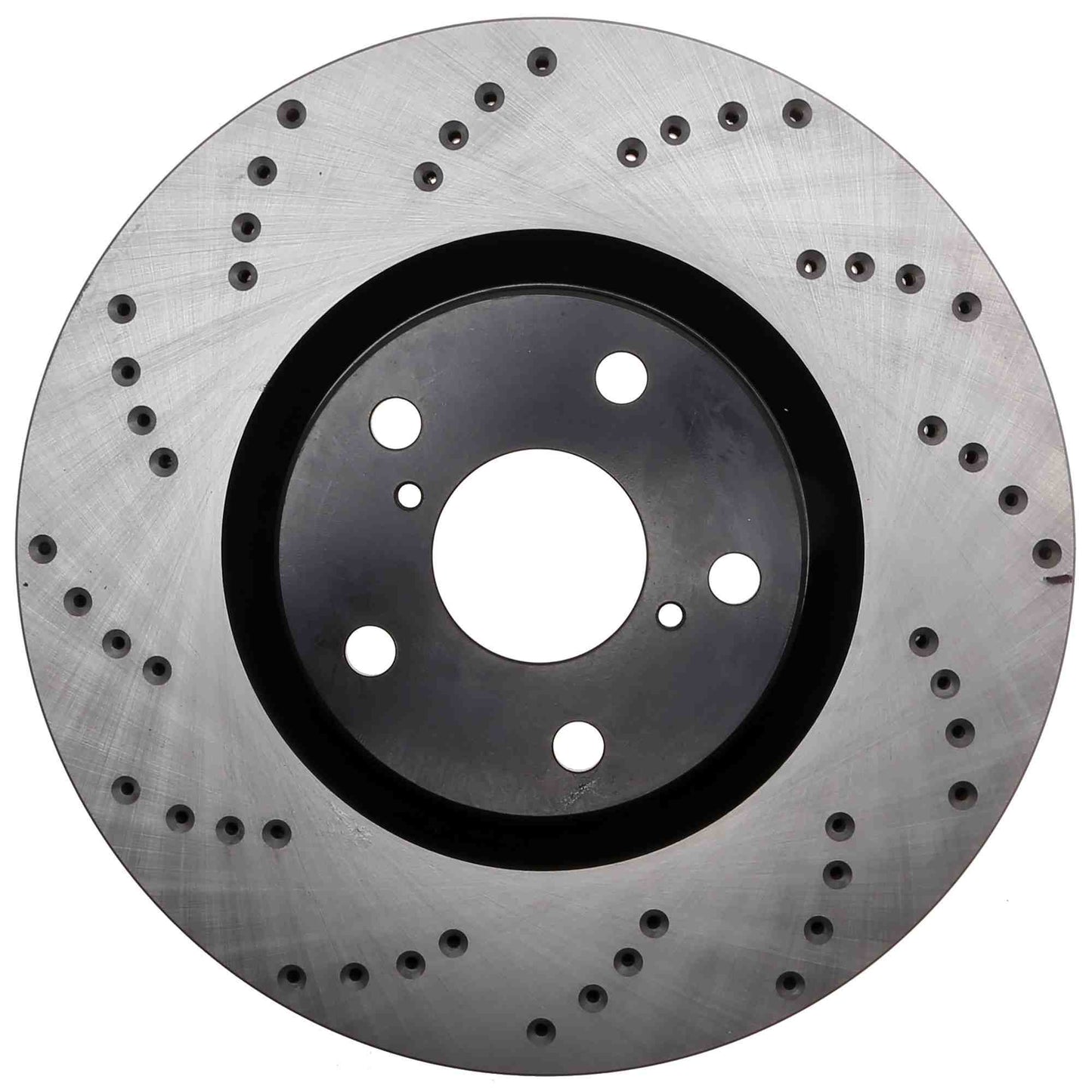 StopTech Sport Cross Drilled Brake Rotor; Front Right