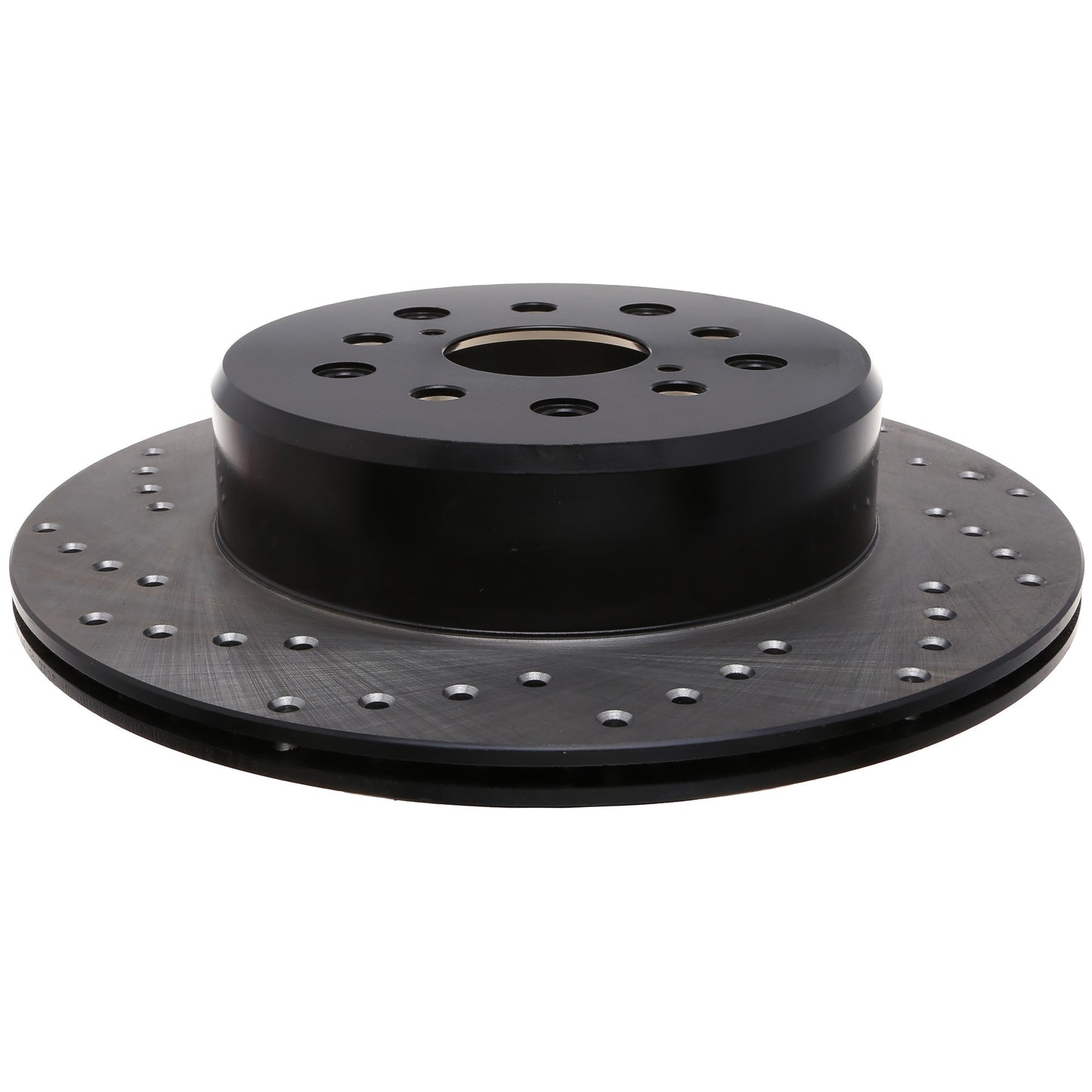 StopTech Sport Cross Drilled Brake Rotor; Rear Right