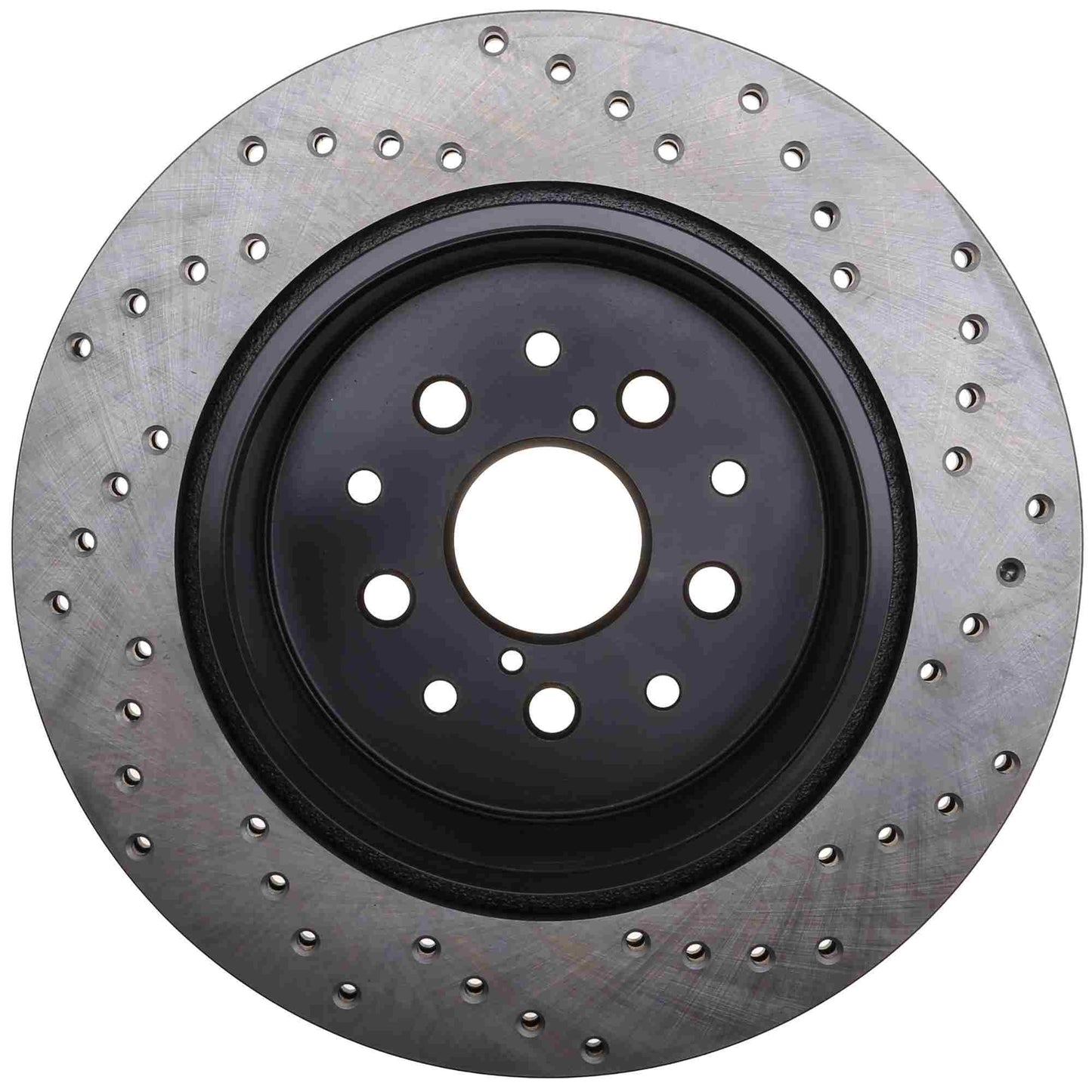 StopTech Sport Cross Drilled Brake Rotor; Rear Right