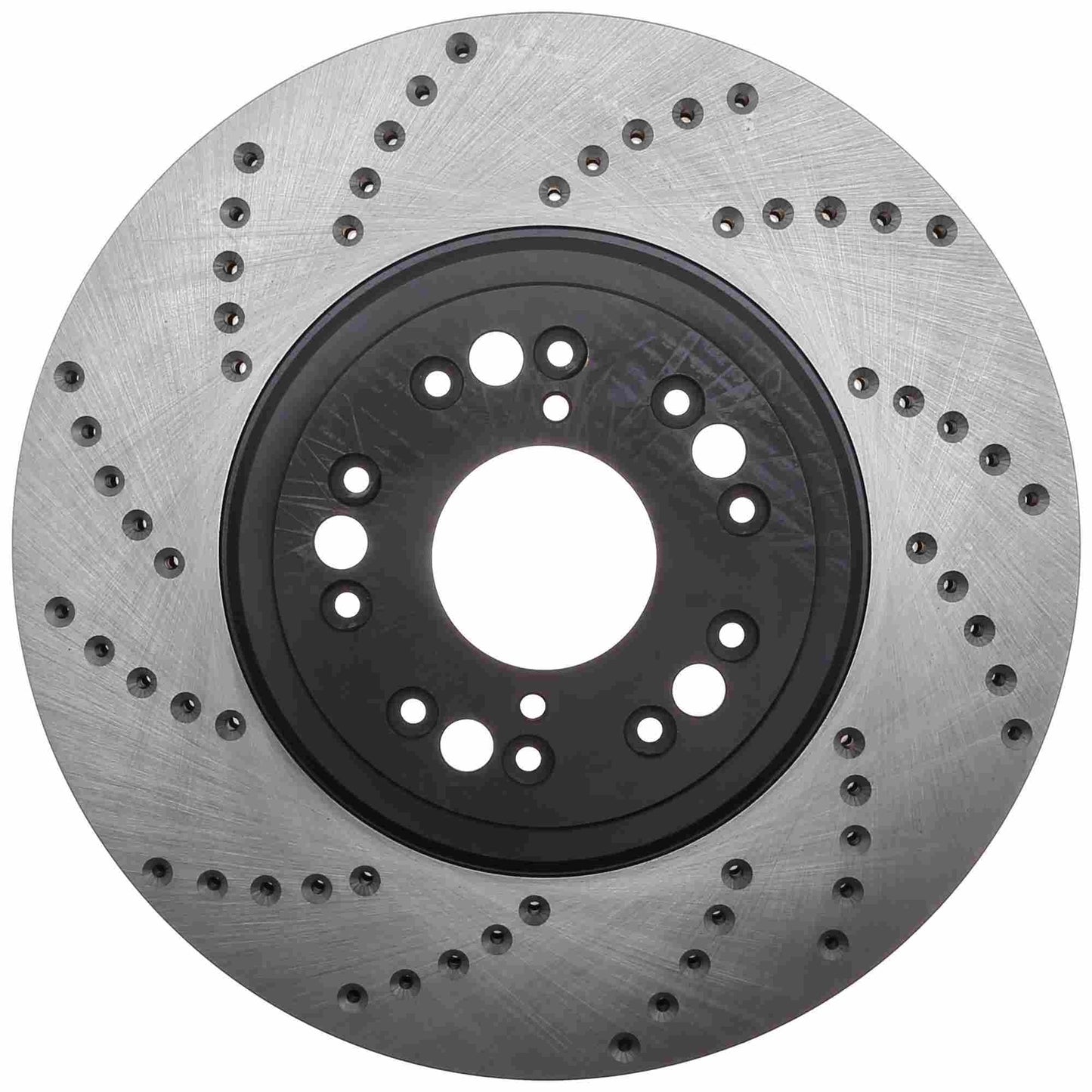 StopTech Sport Cross Drilled Brake Rotor; Front Right