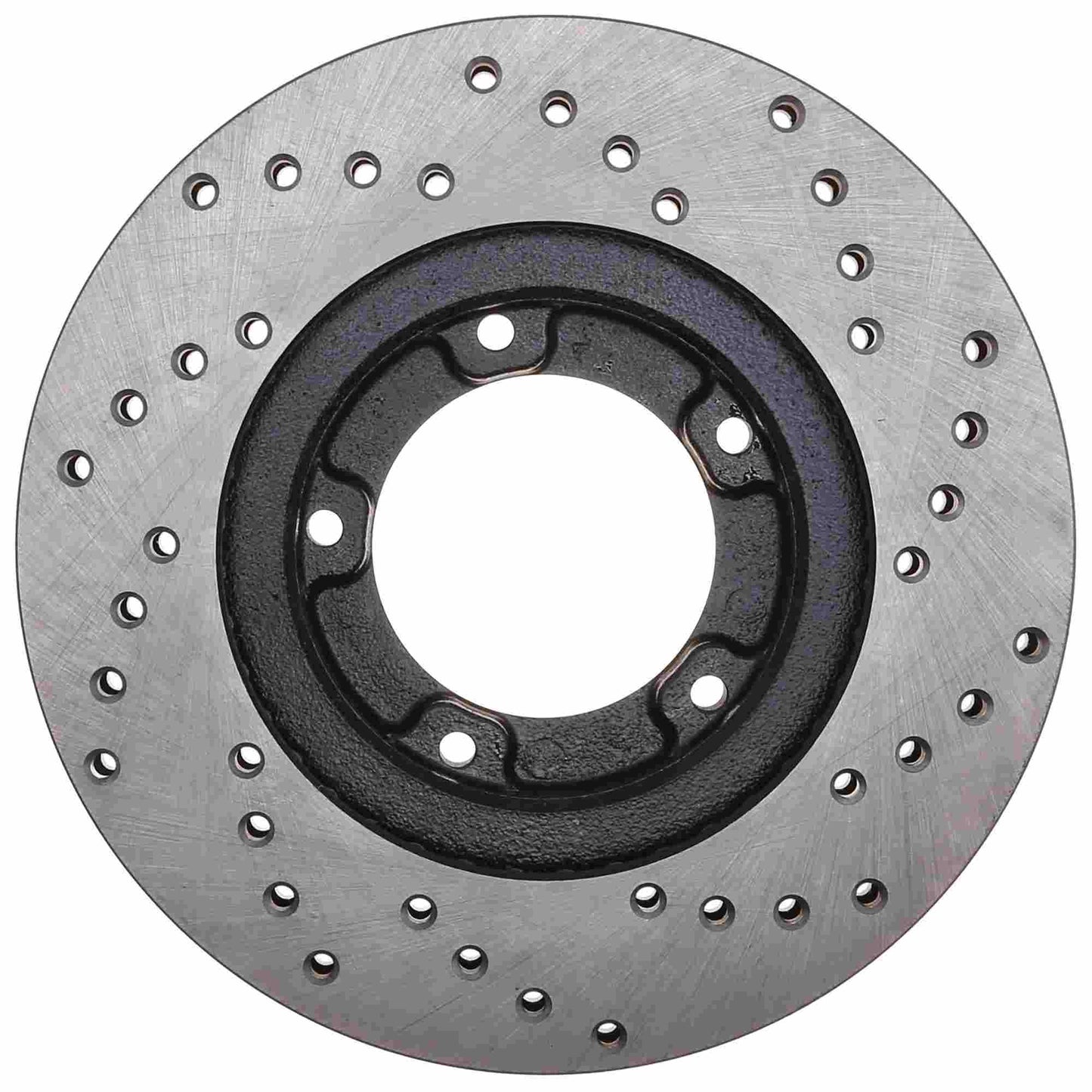 StopTech Sport Cross Drilled Brake Rotor; Front Right