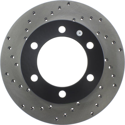 StopTech Sport Cryo Cross Drilled Brake Rotor; Front Right