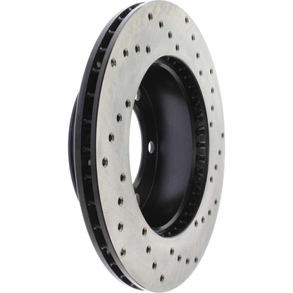 StopTech Sport Cryo Cross Drilled Brake Rotor; Front Right