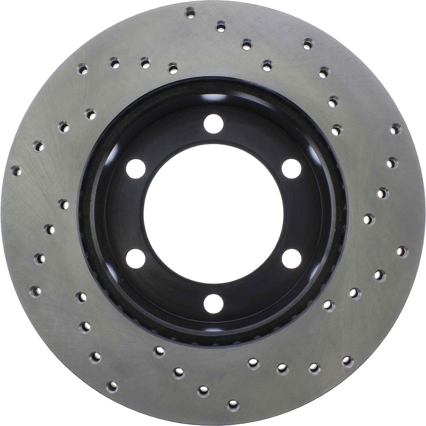 StopTech Sport Cross Drilled Brake Rotor; Front Right