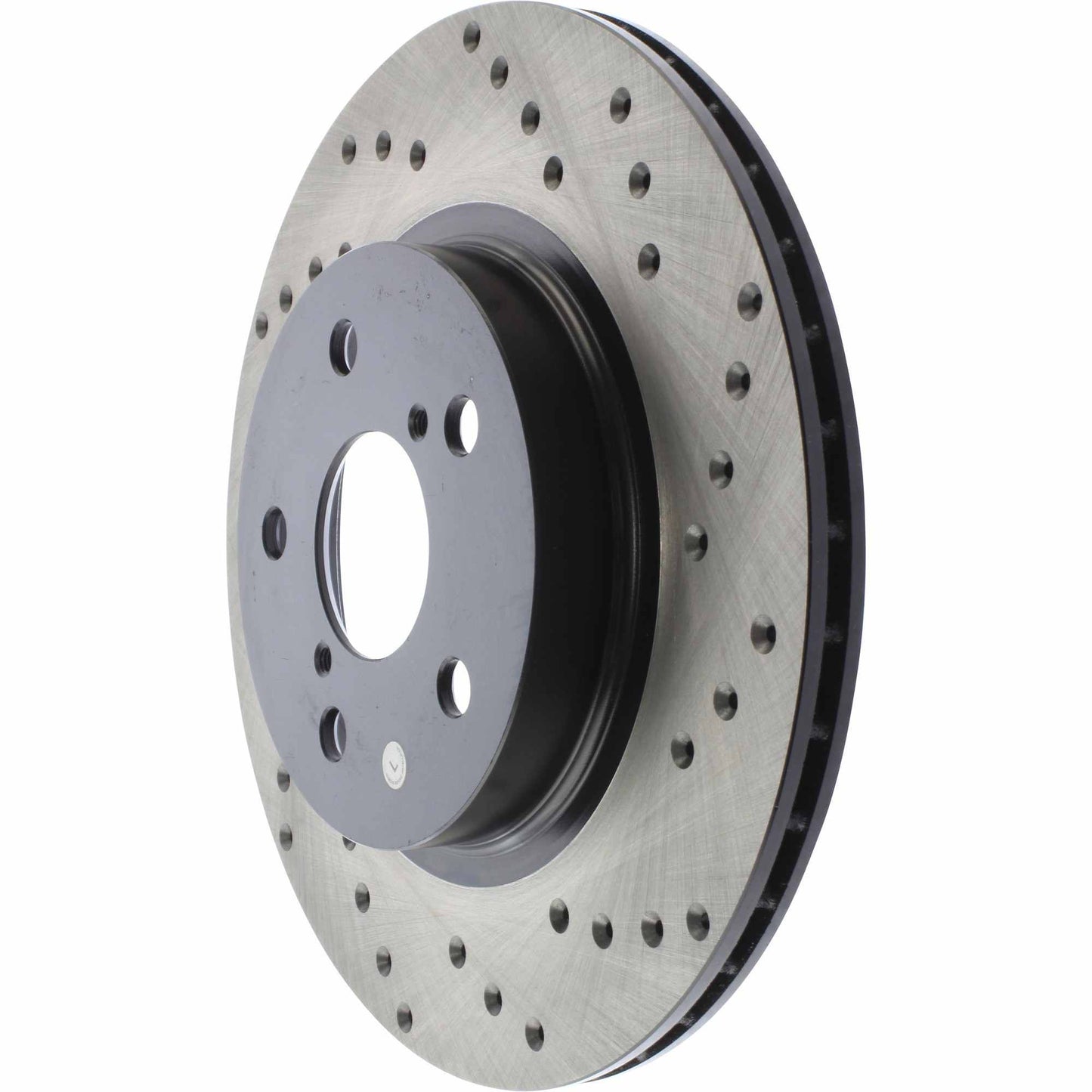 StopTech Sport Cryo Cross Drilled Brake Rotor; Front Left