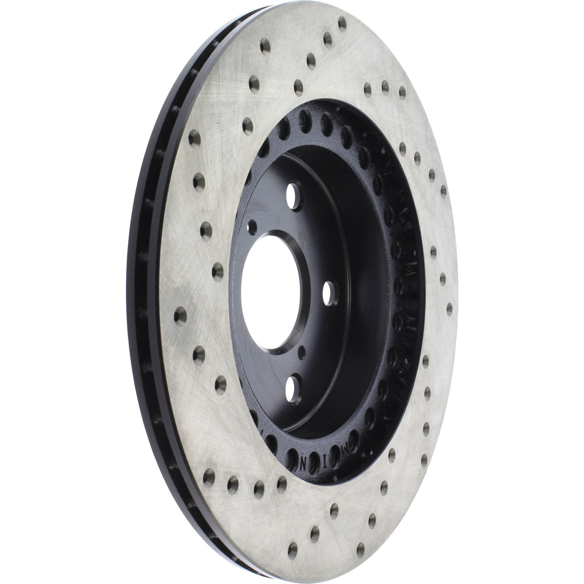 StopTech Sport Cryo Cross Drilled Brake Rotor; Front Left