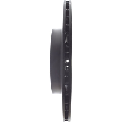 StopTech Sport Cross Drilled Brake Rotor; Front Left