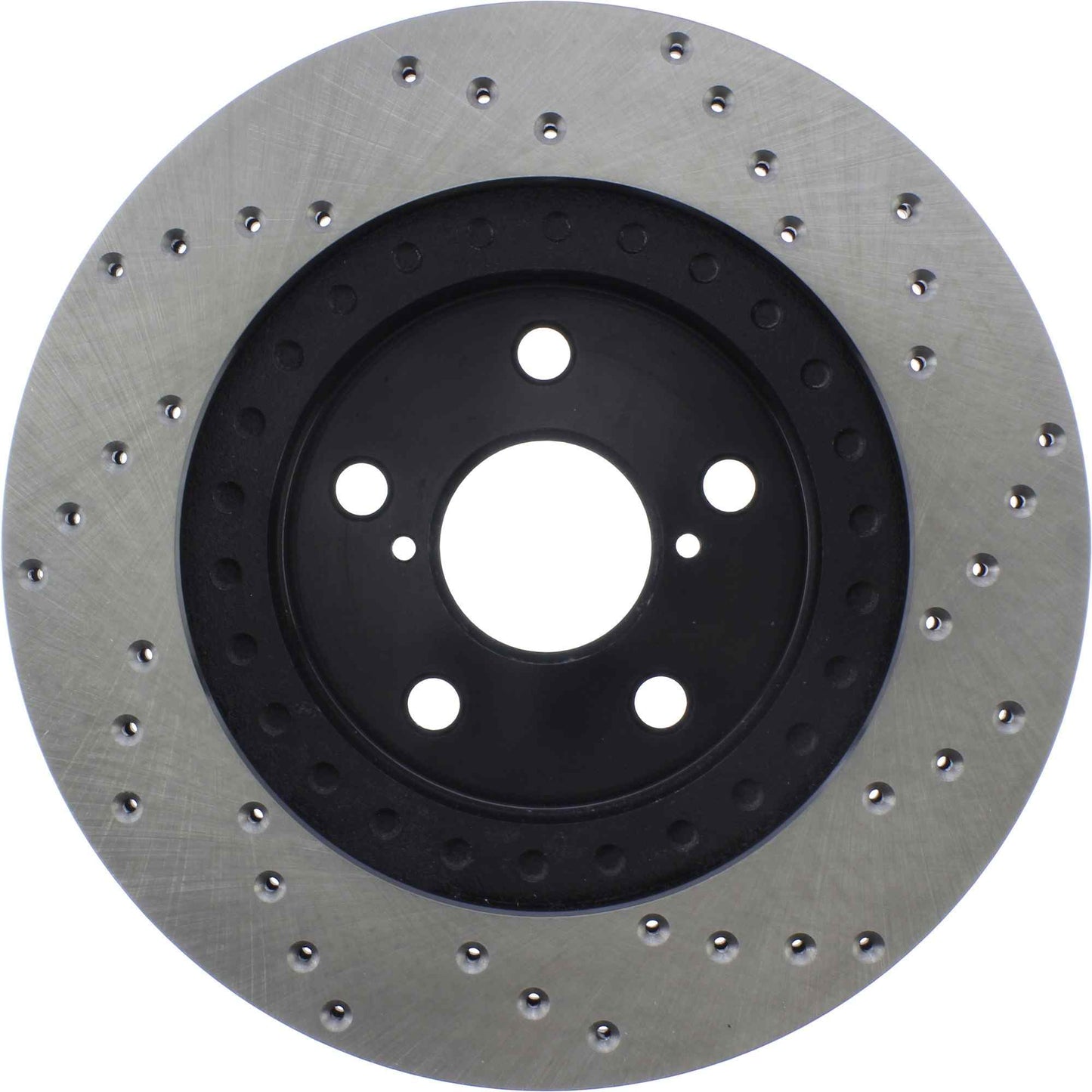 StopTech Sport Cross Drilled Brake Rotor; Front Right