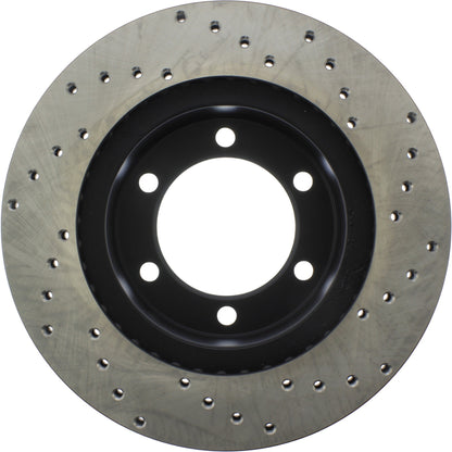 StopTech Sport Cryo Cross Drilled Brake Rotor; Front Right