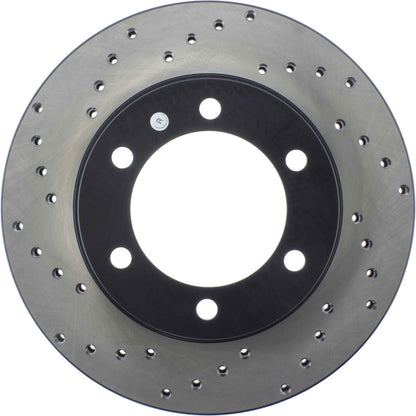 StopTech Sport Cryo Cross Drilled Brake Rotor; Front Right