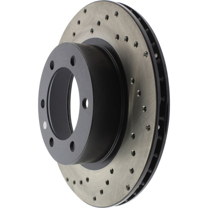 StopTech Sport Cryo Cross Drilled Brake Rotor; Front Right
