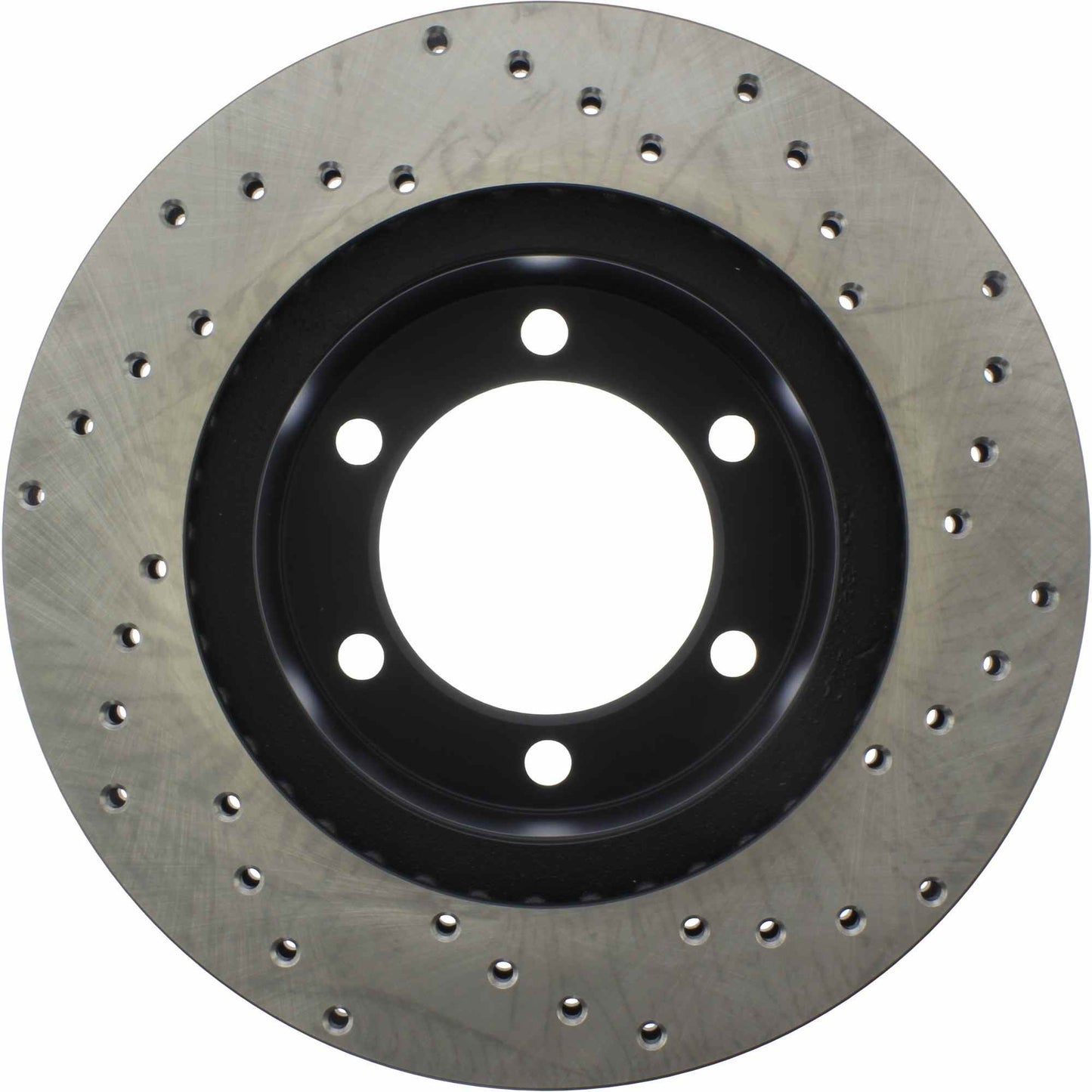 StopTech Sport Cross Drilled Brake Rotor; Front Right