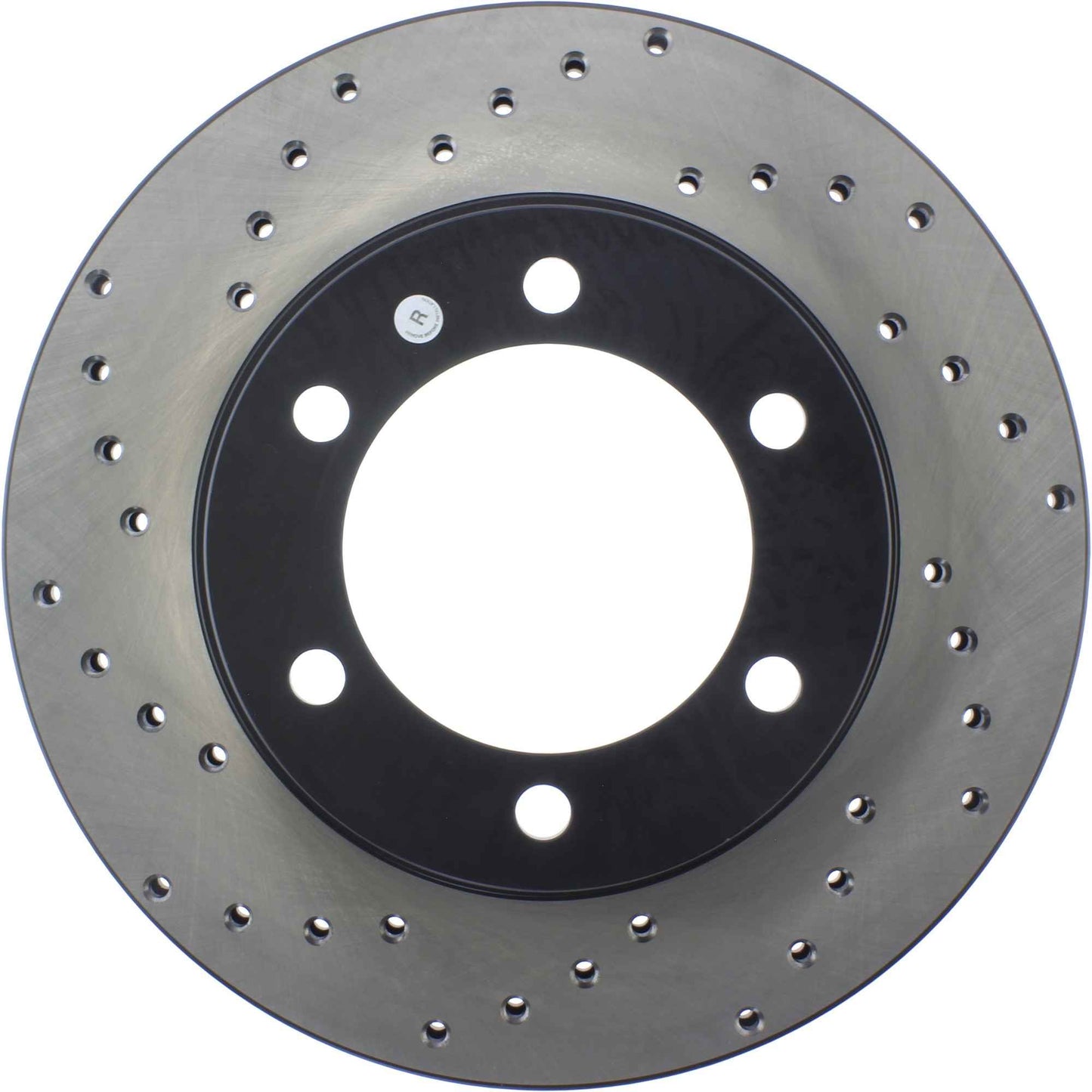 StopTech Sport Cross Drilled Brake Rotor; Front Right