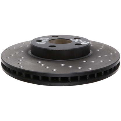 StopTech Sport Cryo Cross Drilled Brake Rotor; Front Left