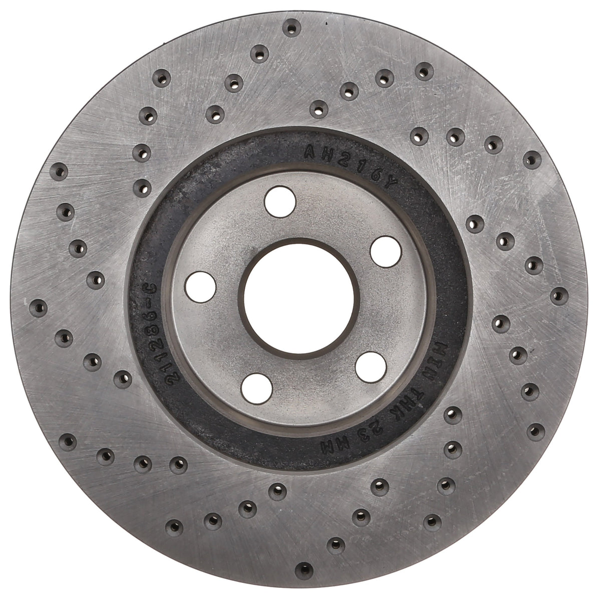 StopTech Sport Cryo Cross Drilled Brake Rotor; Front Left